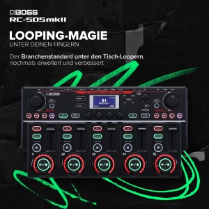 Loop Station BOSS RC-505mkII cu 5 Phrasenspuri, 32 Bit, Efecte Multiple - Img 3