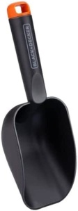 Lopata de gradina BLACKDECKER 285 cm Forma rotunda Negru