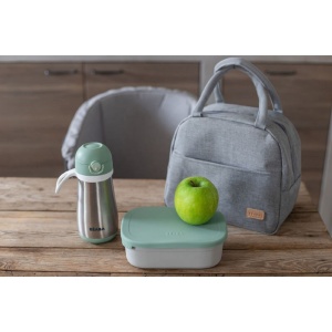 Lunchbox BEABA, Cutie de pranz copii, 760mL, inox, griverde salvie - Img 6