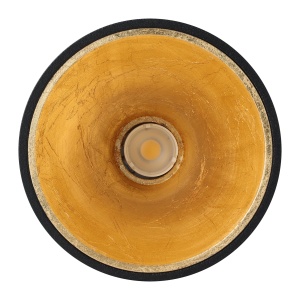 Lustra LED EGLO Polasso, lumina calda, negru si auriu, 10 cm - Img 2