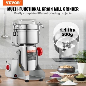 M Grinder Electrica VEVOR HC-500Y 500g 2000W din Otel Inoxidabil - Img 2