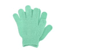 Manusi Exfoliante BEPER C301ABE201 din Bambus si Polyester, 5 degete