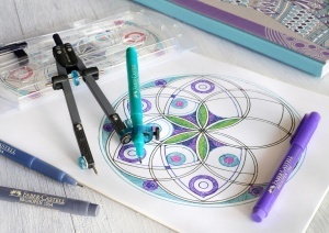 Marker Faber-Castell Broadpen 0,8 mm, 10 bucati, culoare albastra - Img 6