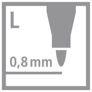 Marker STABILO GREENpoint, varf 0.8 mm, 6 culori disponibile, material biobazat - Img 9