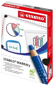 Marker STABILO MARKdry pentru Whiteboard si Flipchart, cu mina groasa, abtiprinta, PEFC - Img 9