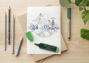 Marker textil Faber-Castell TEXTLINER 48, set 8 culori, cerneala pe baza de apa - Img 2