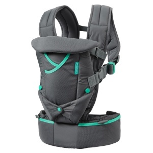 Marsupiu Infantino Carry On Active Gri Ergonomic Cu Buzunare Multiple - Img 4