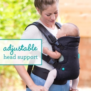 Marsupiu Infantino Flip Advanced 4-in-1 Ergonomic Negru Denim 36-145 kg - Img 4