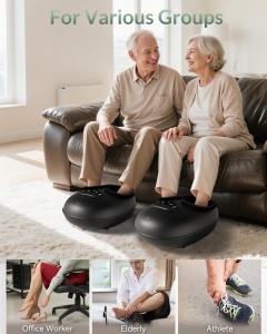 Masaj Electric pentru Picioare Snailax cu Functie de Calorifere, Knetmassage si Comprimare Aer - Img 7