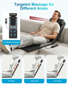 Masaj Mat pentru Intregul Corp COMFIER, Shiatsu, Functie de Vreme, Fara Cablu - Img 3