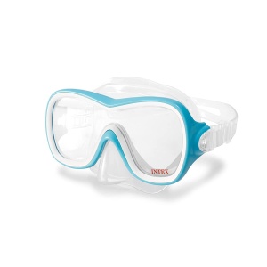 Masca de inot Intex 55978, latexfree, multicolora, pentru copii de la 8 ani - Img 2
