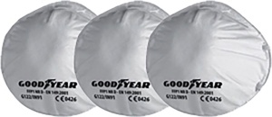 Masca de protectie Goodyear G122IN91, alba, conform EN 1492001, din material netesut