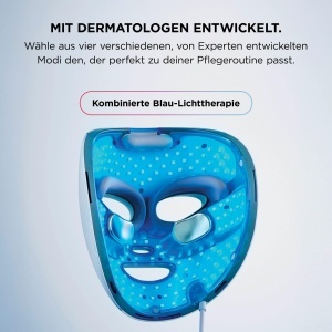Masca LED pentru fata Shark CryoGlow, racire oculara, anti-aging, culoare mov - Img 3