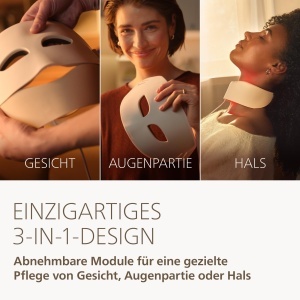 Masca LED Philips ReAura LTM710000 3-in-1, 3 Moduri, Flexibila - Img 9