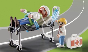 Masina de Ambulanta PLAYMOBIL 70913 cu Sunet si Lumina, Jucarie pentru Copii de la 3 Ani - Img 5