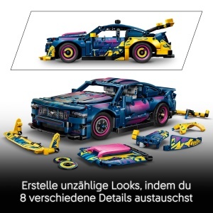 Masina de construit LEGO Technic Ford Mustang GT - 973 piese, model personalizabil - Img 3