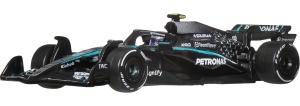 Masina de curse Hot Wheels Premium Mercedes-AMG F1, 164, 2 modele George Russell si Kimi Antonelli - Img 4