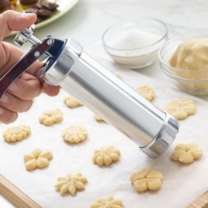 Masina de facut biscuiti InnovaGoods 2-in-1, design ergonomic, culoare rosie - Img 4