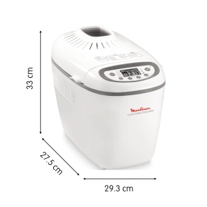 Masina de facut paine Moulinex OW6101, 1.5 kg, 1650 W, 16 programe, Alb - Img 3