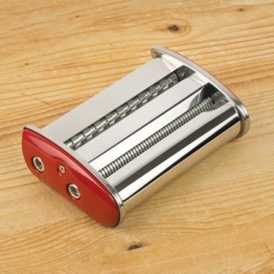 Masina de facut paste Girmi IM92, 7 grosimi, 3 forme, inox, rosu - Img 4
