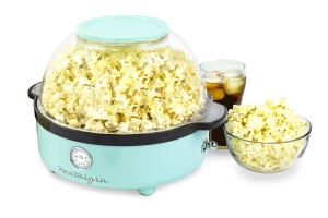 Masina de facut popcorn Nostalgia Retro 5.5L - Aqua, tehnologie rapida, design retro - Img 2