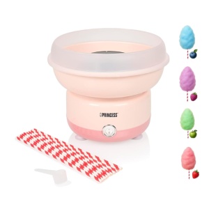 Masina de facut vata de zahar Princess 292990 500W Design compact BPA-free