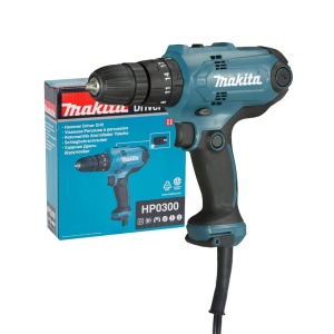Masina de gaurit cu percutie Makita HP0300, 320 W, diametru 10 mm