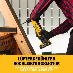 Masina de gaurit unghiulara DEWALT DCD740N-XJ 18V LED integrat 2 trepte de viteza - Img 3