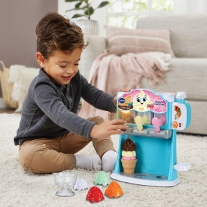 Masina de Gheata VTech - Eismaschine cu 6 Eiskugeln si 4 Toppings - Img 3