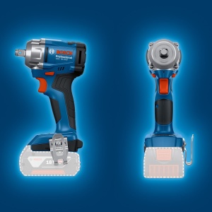 Masina de insurubat cu impact Bosch GDS 18V-350 2 acumulatori 40 Ah motor fara perii cuplu maxim 350 Nm - Img 7