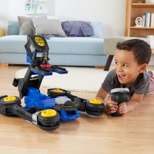 Masina de jucarie radiocomandata Fisher-Price GMH33 Batmobile cu lumini si sunete - Img 8
