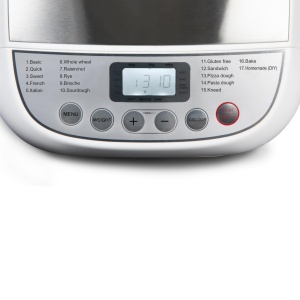 Masina de paine DOMO B3976 500-750-1000gr - 17 programe - inclusiv program fara gluten cu temporizator si afisaj LCD cu functie de mentinere la cald, alb/argintiu - Img 6