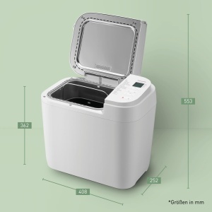 Masina de paine Panasonic SD-B2510W, 21 programe, 4 programe gluten free, alba - Img 9