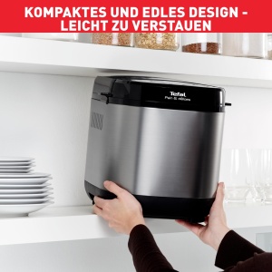 Masina de paine Tefal PF240E, 20 programe, 3 dimensiuni, antiaderenta, negruinox - Img 7