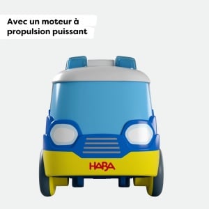 Masina de politie HABA 2011867001 - din plastic reciclat, fara baterii, pentru copii de la 2 ani - Img 2
