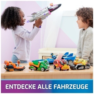 Masina de politie PAW Patrol Chase cu figurina, 17 cm, efecte de lumina si sunet - Img 7