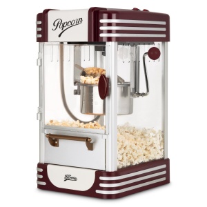 Masina de Popcorn H.Koenig POP330, Capacitate 50g, Putere 360W, Design Retro - Img 5