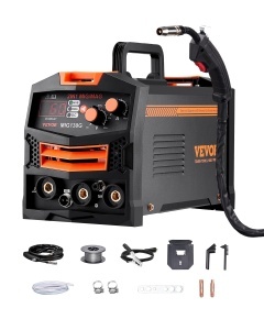 Masina de sudura MIG VEVOR MIG130G, 130A, 2-in-1, portabila