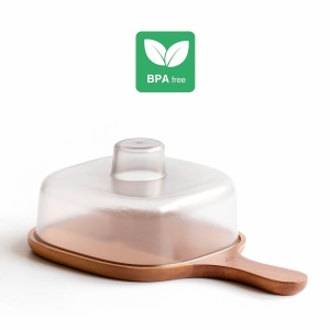 Masina de taiat branza Lacor 62004, din lemn de acacia, BPA-free, 21.5 x 18.5 cm - Img 6