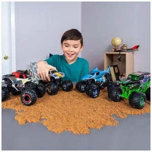 Masina de Teren Monster Jam Dragonoid, 124, Detalii Autentice, Cu Federare - Img 5