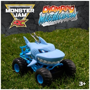 Masina de Teren RC Monster Jam Chomping Megalodon 115, 3 moduri de joc, 34.8 cm - Img 2