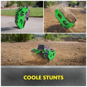 Masina de teren RC Monster Jam Grave Digger Trax, 115, all-terrain, pentru copii - Img 5
