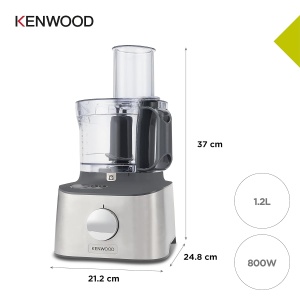 Masina de Toaca Kenwood Multipro Compact FDM315SS, 800W, 2.1L, Argintie - Img 7