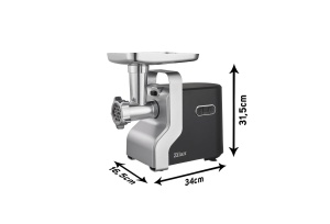 Masina de tocat carne 9 in 1 | 2100W | 3 discuri perforate | Functia inversa | Atasament pentru carnati | Accesoriu pentru biscuiti | O multime de accesorii | Carne de lup | Tocatoare | Masina electrica de carnati | Umplutura de carnati - Img 10