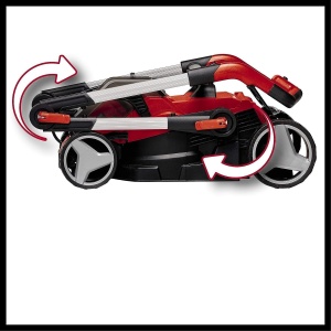 Masina de tuns iarba cu acumulator Einhell GE-CM 36/34-1 Li-Solo Power X-Change (36 V, latime de taiere de 33,5 cm, pana la 200 m2, colector de iarba de 30 L, inaltime de taiere de 25-65 mm, fara baterie) - Img 7