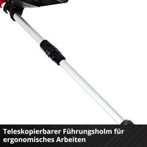 Masina de tuns iarba cu acumulator Einhell GE-CT 18 Li Solo Power X-Change (Li-Ion, 18V, 8500rpm, cap motor rotativ si rabatabil, Flowerguard, fara baterie si incarcator) - Img 8