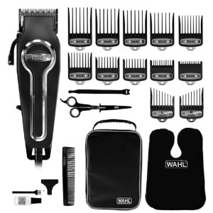 Masina de Tuns Wahl Elite Pro cu Cablu, Cutite Precise, 10 Piepteni