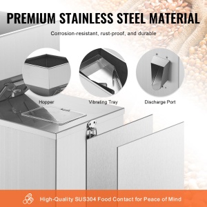 Masina de umplere VEVOR F-100-V2 Automata 1-100 g Inox pentru Pulberi si Particule - Img 6