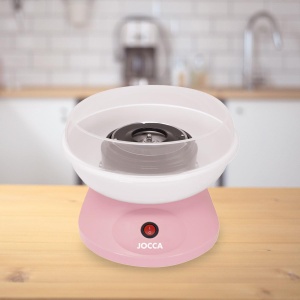 Masina de Zahar Vata Jocca Rosa 520W Set cu 10 betisoare si lingura de masura - Img 5