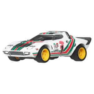 Masina Die-Cast Hot Wheels Lancia Stratos 164 cu Metal si Real-Riders - Img 2